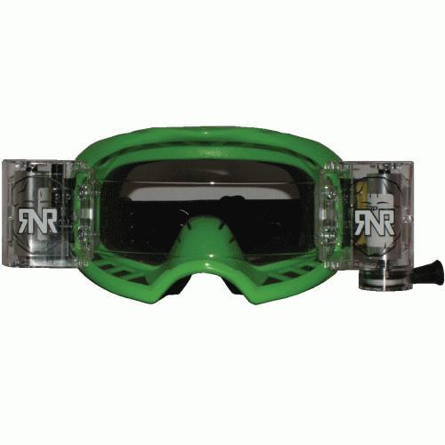 RNR COLOSSUS GREEN WVS 48mm, GREEN GOGGLE, WIDE VISION, GXX47, ROLL & TEAR OFF