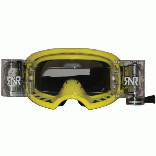RNR COLOSSUS YELLOW WVS 48mm, YELLOW GOGGLE, WIDE VISION, GXX48, ROLL & TEAR OFF