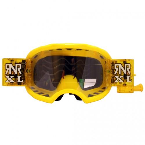 RNR COLOSSUS YELLOW XL ROLL & TEAR OFF, YELLOW GOGGLE, 36MM ROLL OFF, GX48XL