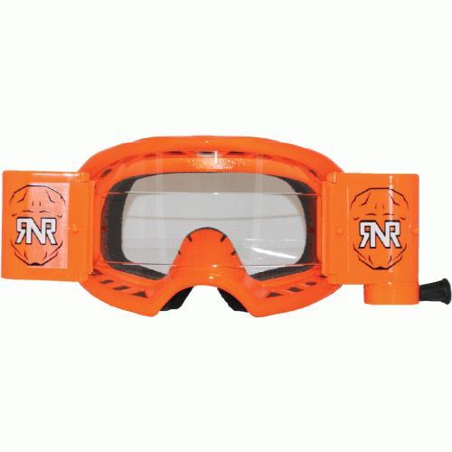 RNR COLOSSUS WVS 48mm, NEON ORANGE GOGGLE, WIDE VISION, GXX66, ROLL & TEAR OFF