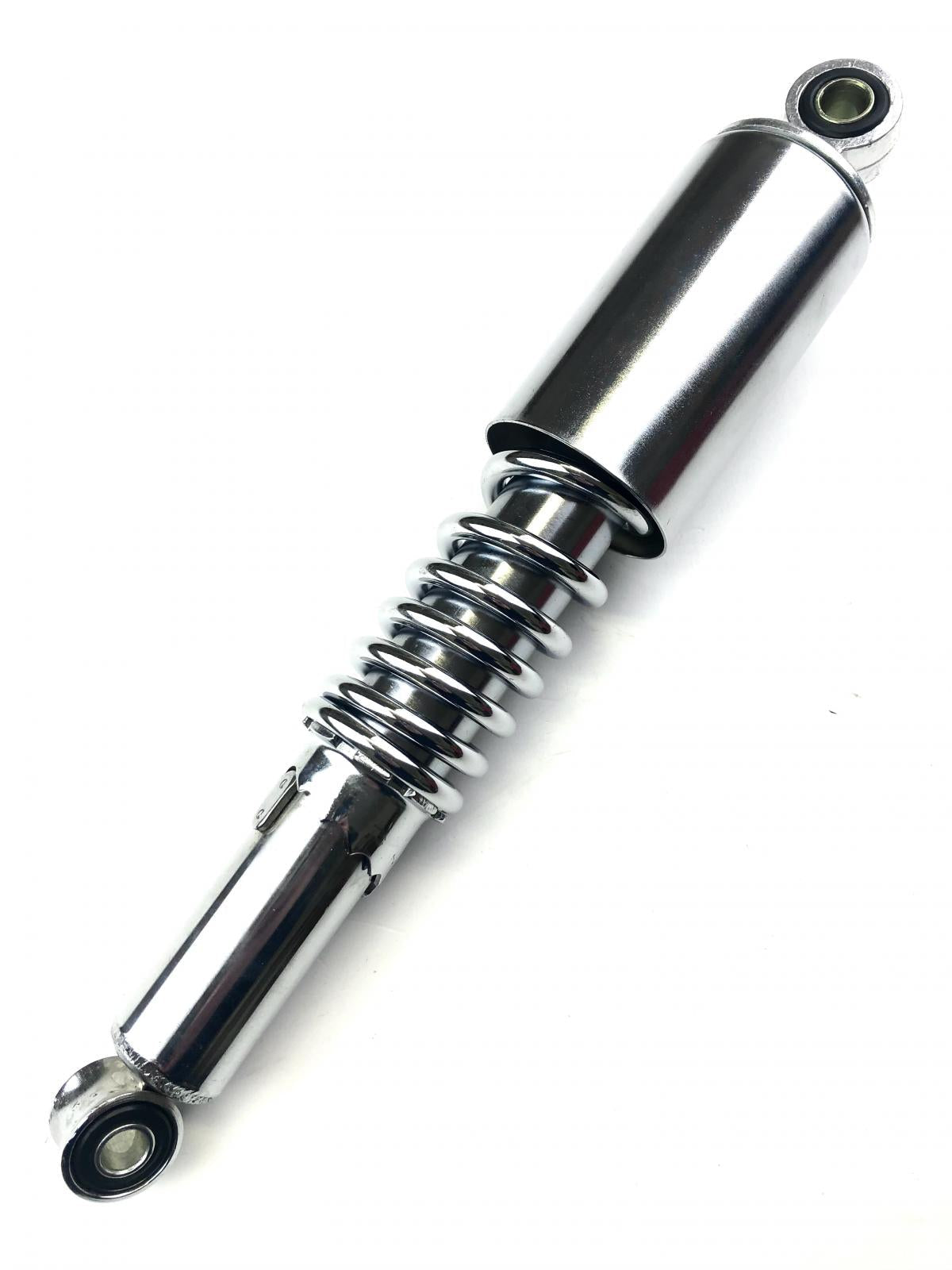 SHOCK ABSORBERS 330mm EACH, CHROME (EYE/EYE)