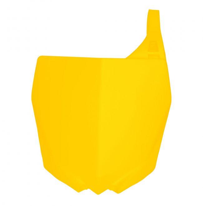 R-TECH YELLOW FRONT NUMBER BOARD YAMAHA YZ125/250 2015-2020