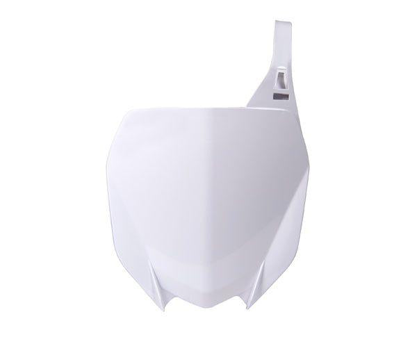 R-TECH WHITE FRONT NUMBER BOARD YAMAHA YZ250F 2019-2023, YZ450F 2018-2022