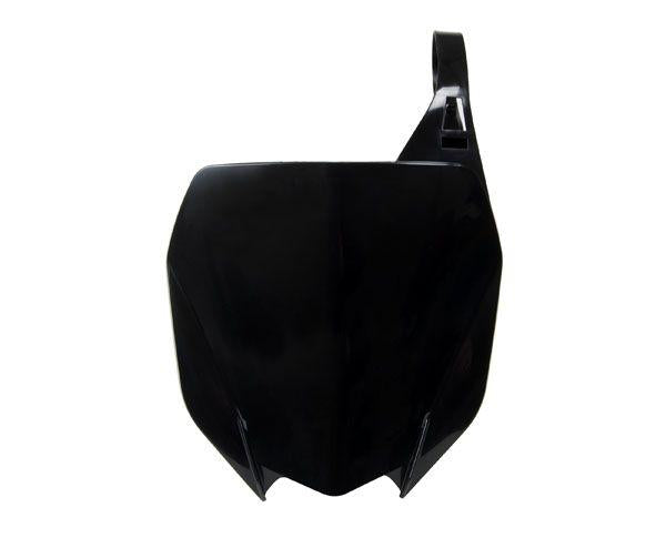 R-TECH BLACK FRONT NUMBER BOARD YAMAHA YZ250F 2019-2023, YZ450F 2018-2022