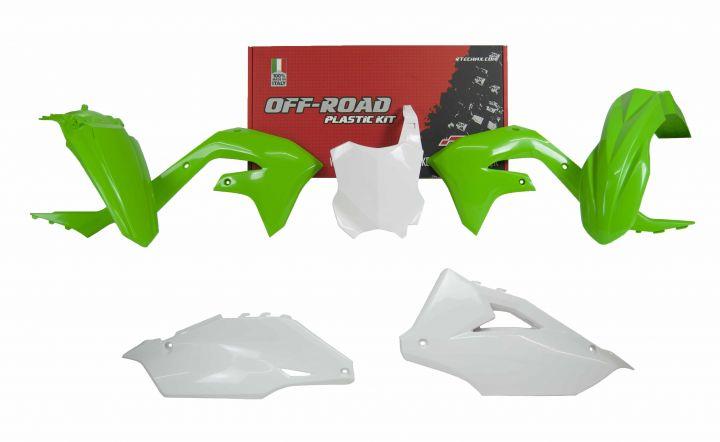 R-TECH OEM STYLE PLASTIC KIT/5 KAWASAKI KX250/X 2021-2024, KX450/X 2019-2023