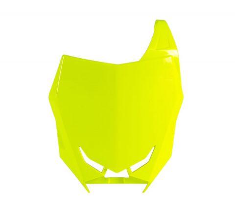 R-TECH NEON FRONT PLATE SUZUKI RM-Z250 2019-2023, RM-Z450 2018-2023