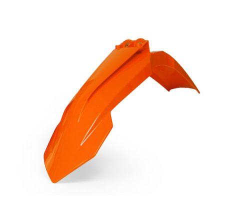 R-TECH ORANGE FRONT FENDER KTM SX85 2018-2024, GAS GAS MC85 2021-2024