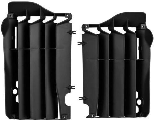 POLISPORT BLACK O/S RAD LOUVERS/COVERS HONDA CRF250R 18-19, CRF450R/RX 17-19