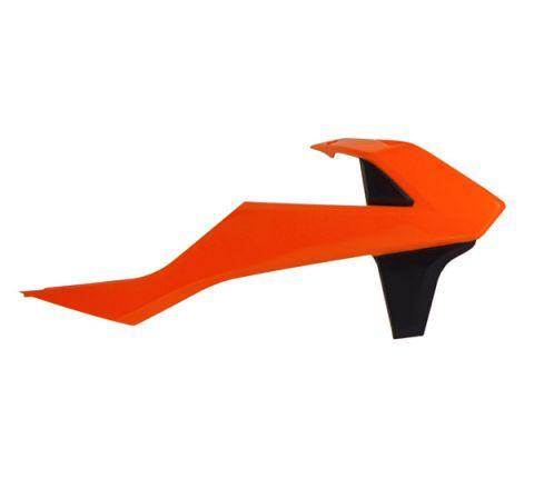 R-TECH ORANGE/BLACK RAD SCOOPS KTM SX85 2018-2024, GASGAS MC85 2021-2024