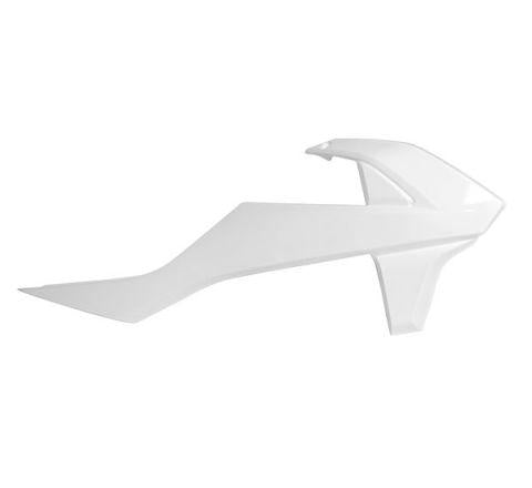 R-TECH WHITE RAD SCOOPS KTM SX85 2018-2024, GASGAS MC85 2021-2024