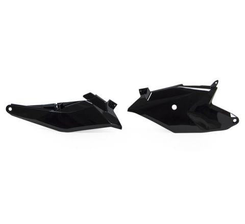 R-TECH BLACK SIDE PANELS KTM SX85 2018-2024, GAS GAS MC85 2021-2024