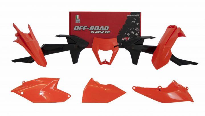 R-TECH OEM19 STYLE PLASTIC KIT/6 KTM EXC/EXC-F 250-500 17-19, XC-W 125/150 17-19