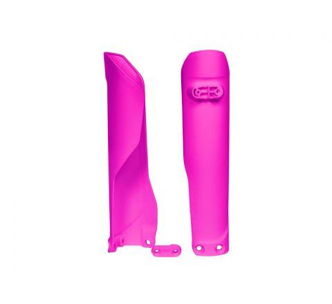 R-TECH PINK FORK GUARDS HUSQVARNA TC/FC/TX/FX 125-501 16-22, TE/FE 125-501 16-23