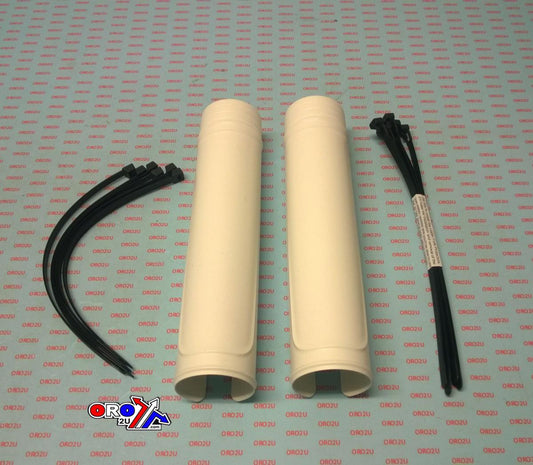 POLISPORT WHITE UPPER FORK PROTECTOR