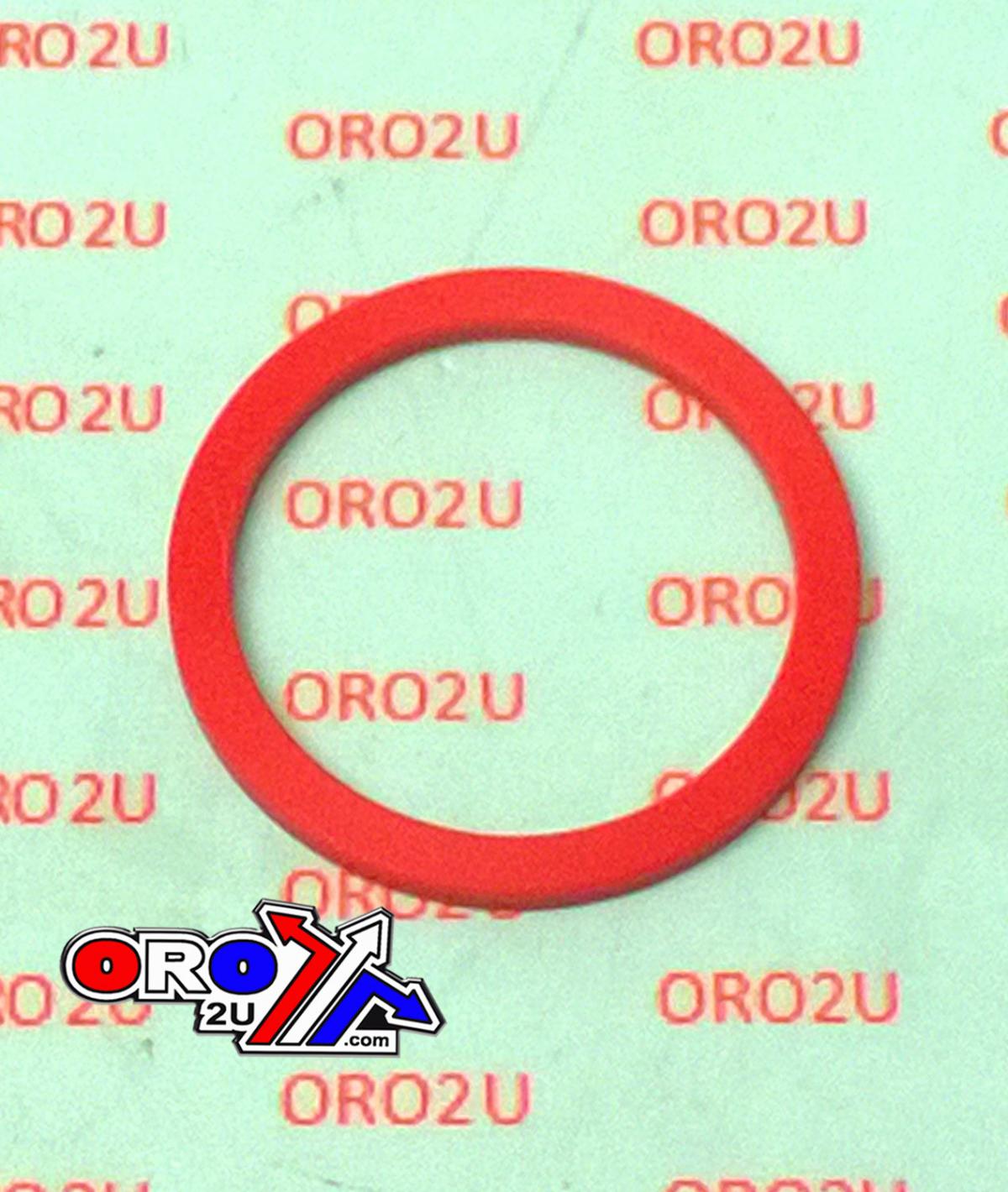 K-TECH FRONT FORK SPRING SPACER, 47/48mm (43x35x3mm) - Red