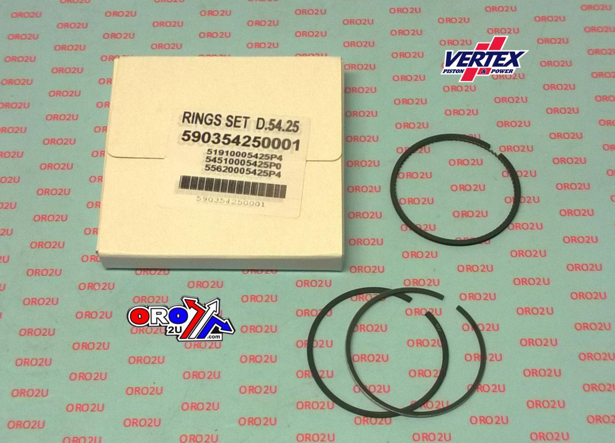 VERTEX PISTON RING 54.3mm BETA 125 RR 2006-2012, CABELLERO 2007-2009