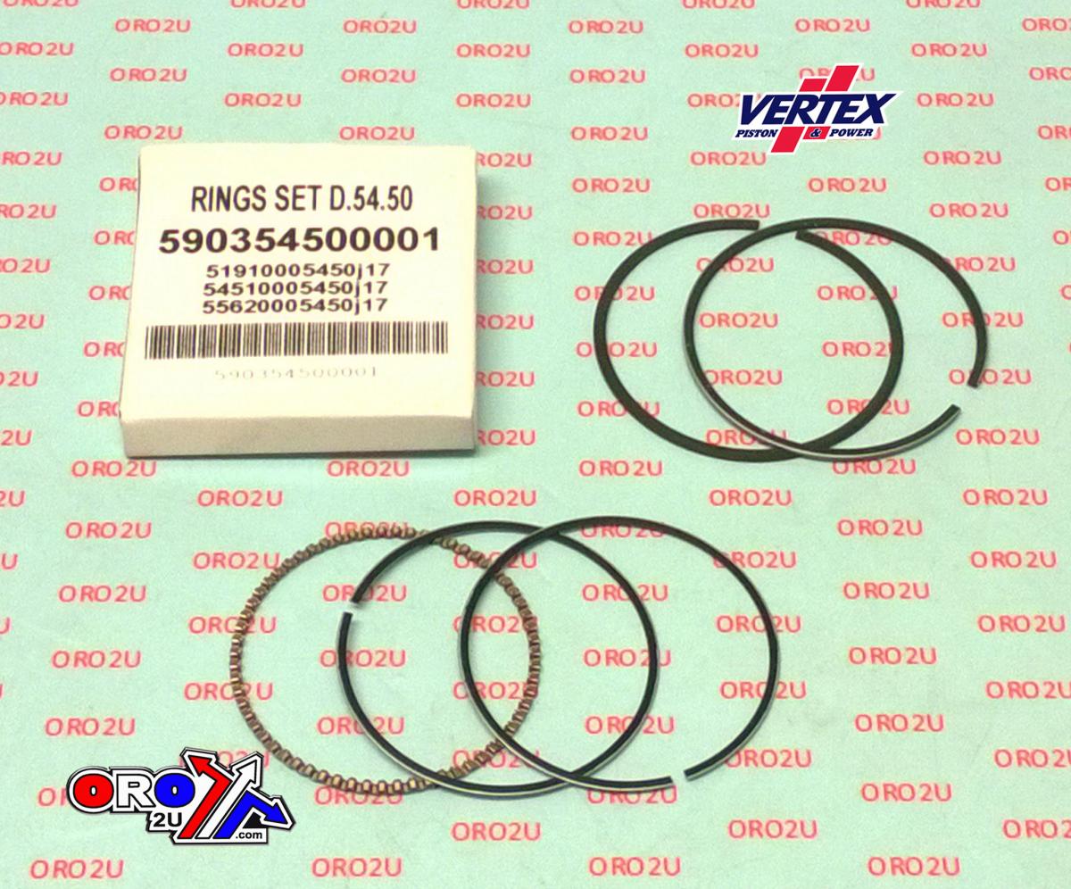 VERTEX PISTON RING 54.5mm BETA 125 RR 2006-2012, CABELLERO 2007-2009