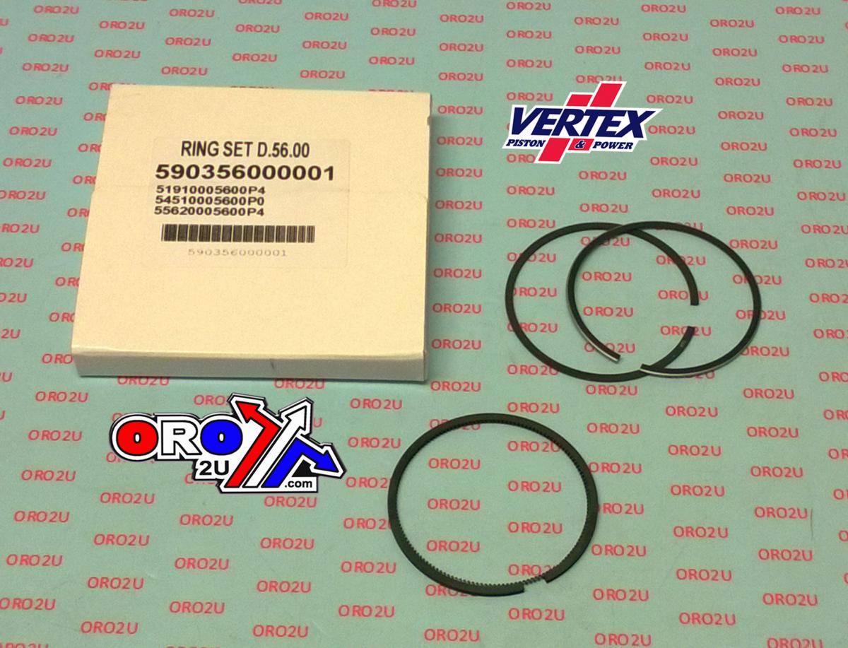 VERTEX PISTON RING 56mm BETA 125 RR 2006-2012, CABELLERO 2007-2009