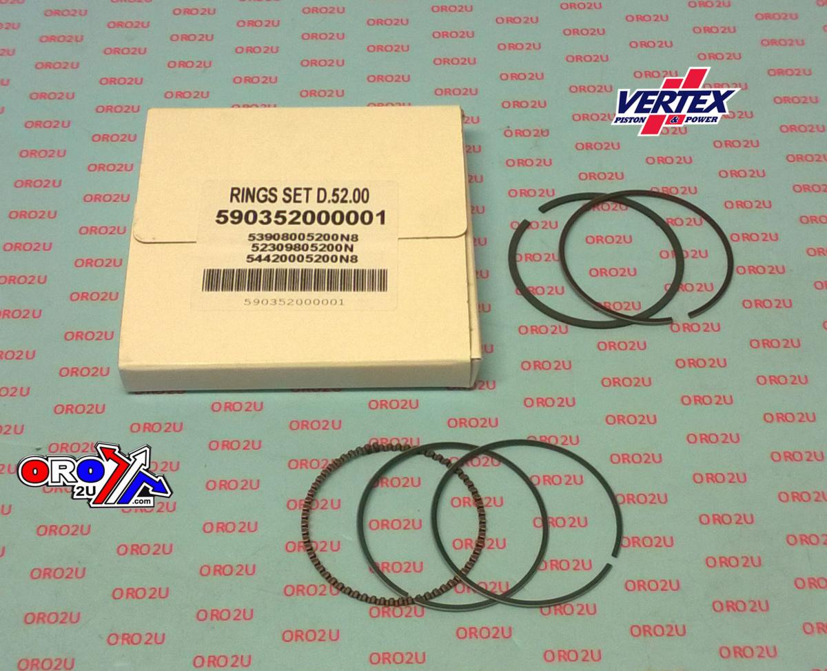 VERTEX PISTON RING 52mm FANTIC CABALLERO 125 2008-2010