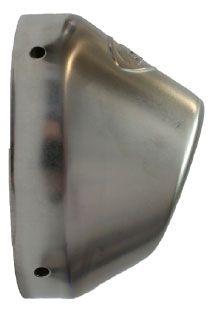 EXHAUST END CAP S/S PC4/Q4/PCT, FMF 040634 STRAIGHT CUT
