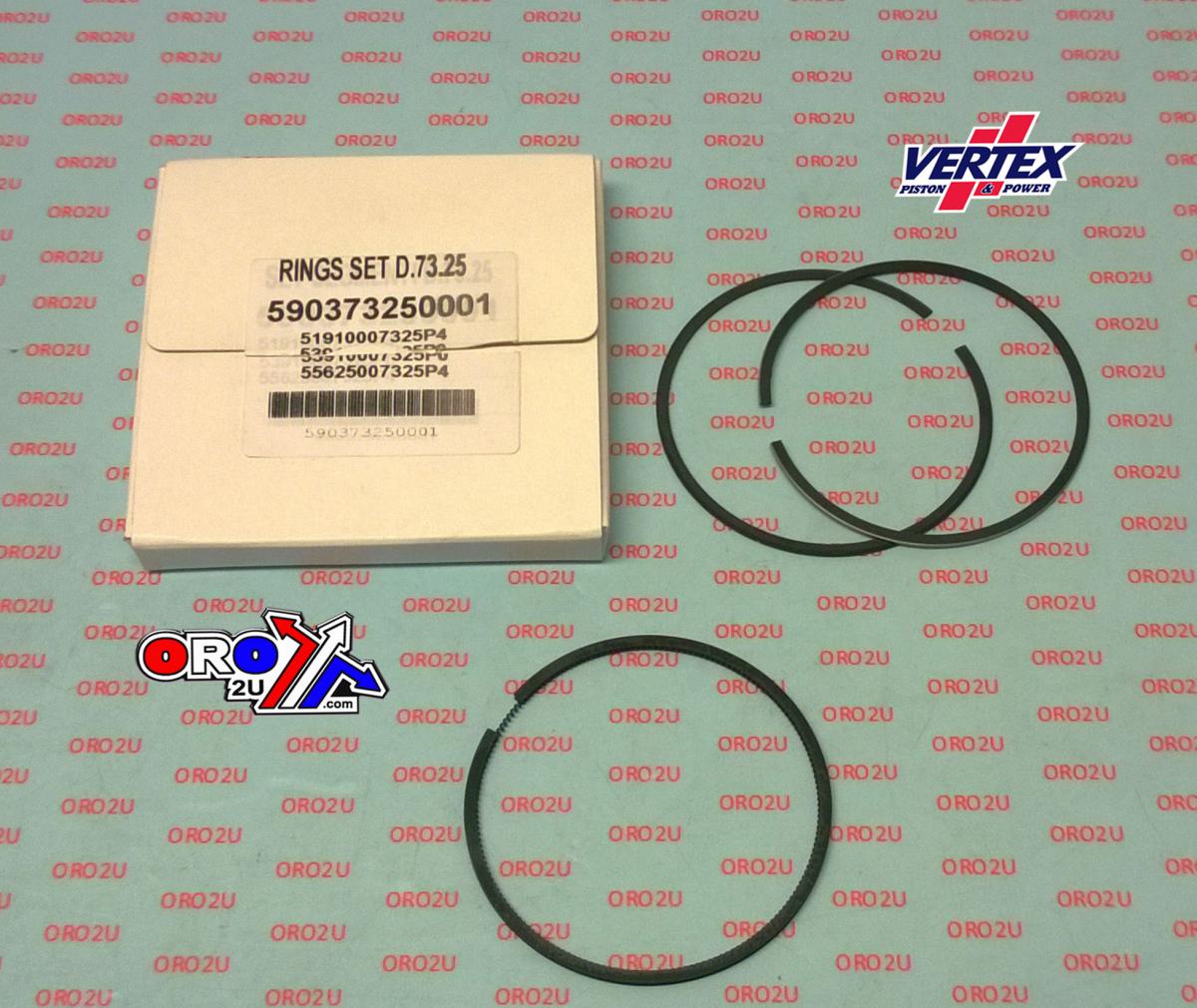 VERTEX PISTON RING 73.3mm KYMCO 250 ATV/UTV 2003-2006