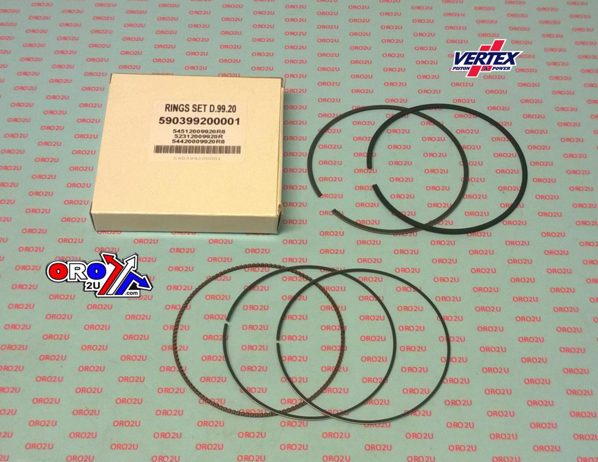 VERTEX PISTON RING 99.20mm POLARIS 500 OUTLAW 06-07, PREDATOR 03-07