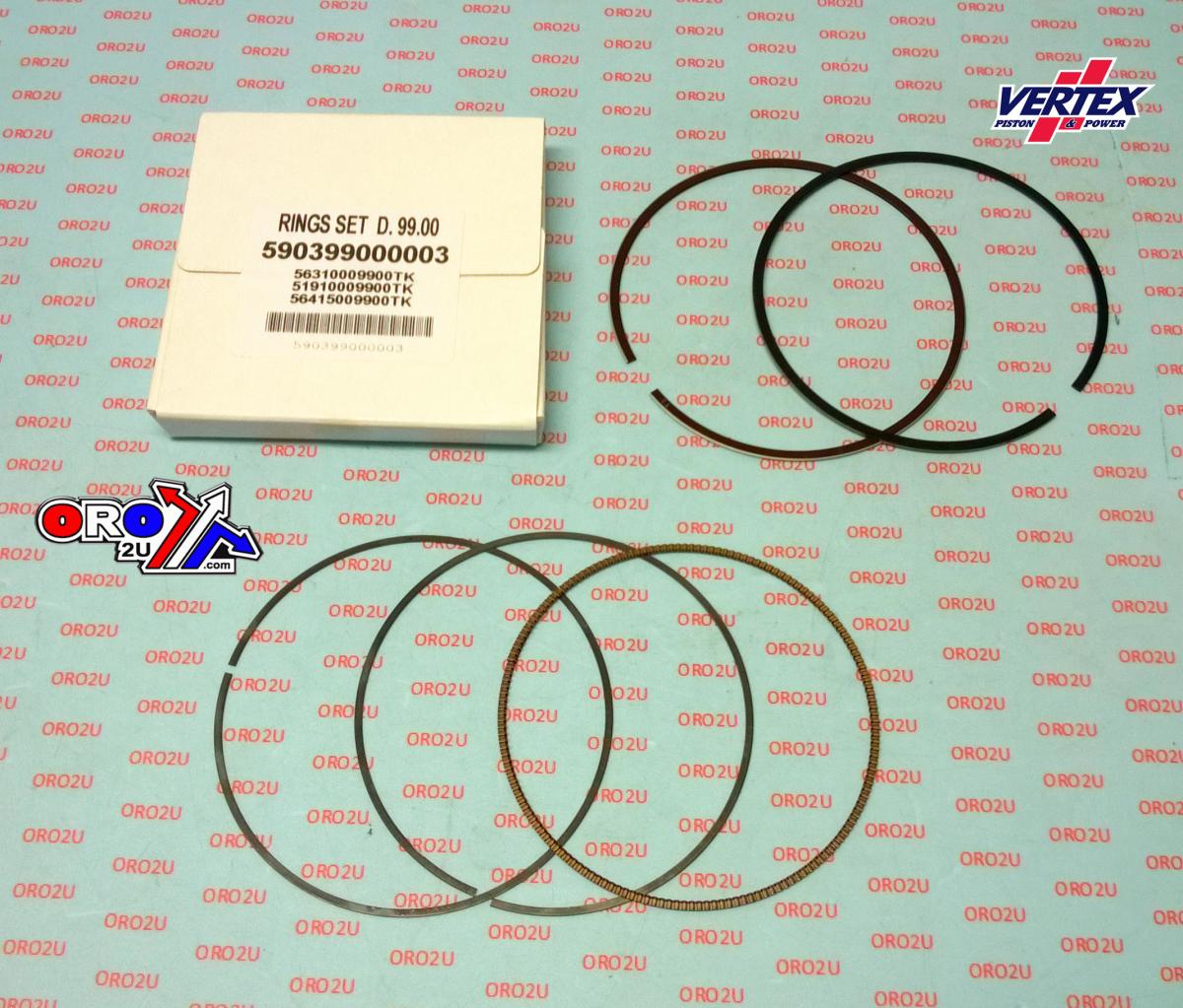 VERTEX PISTON RING 99mm YAMAHA WR450F 2019-2020, YZ450F 2018-2019