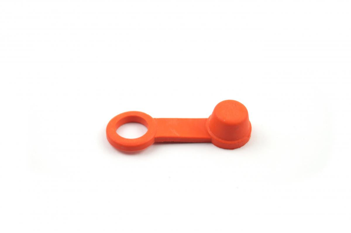10 RUBBER CAPS ORANGE, BLEED NIPPLE COVER CAP
