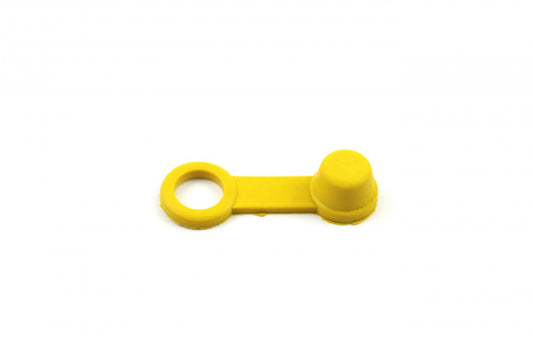 10 RUBBER CAPS YELLOW, BLEED NIPPLE COVER CAP