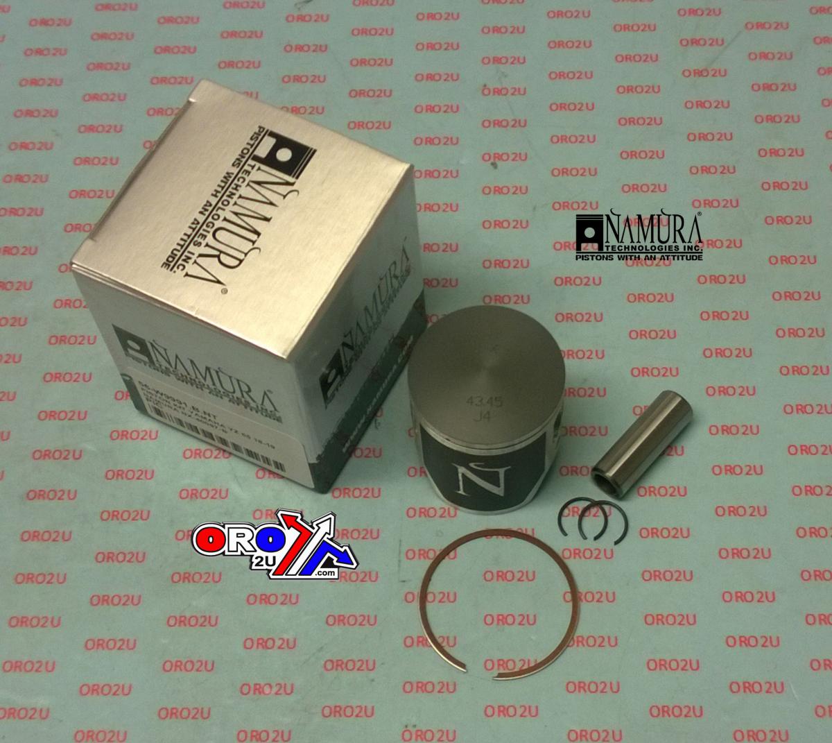 NAMURA 43.5mm PISTON KIT C, YAMAHA YZ65 2018-2024