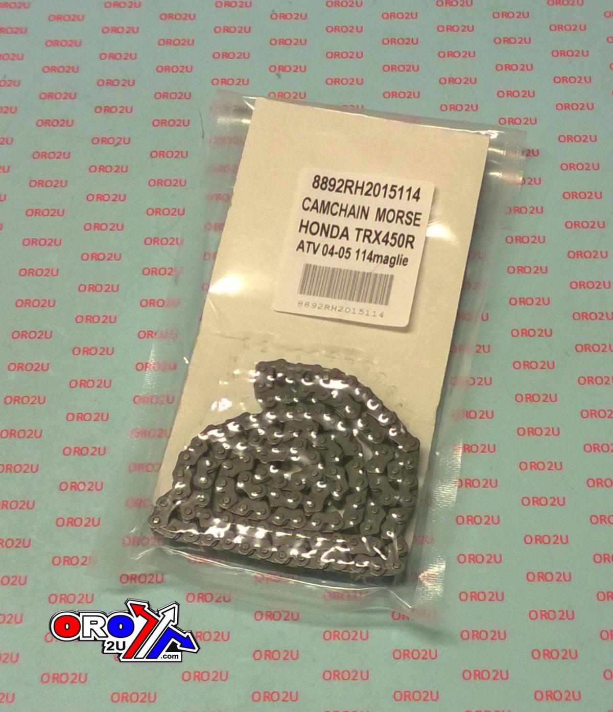 CAM CHAIN 92RH2015-114M VERTEX 8892RH2015114, HONDA TRX450R 04-05