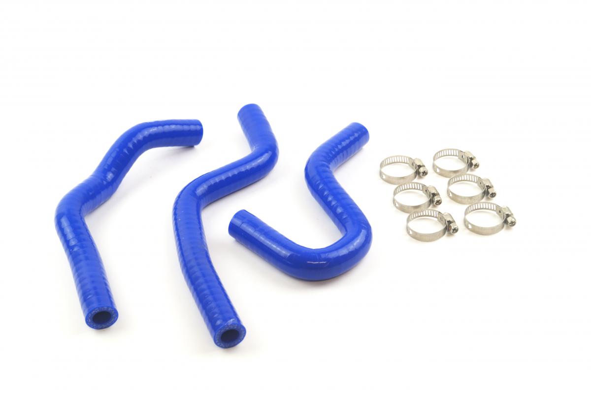 HOSE KIT/3 HONDA CR80/85 98-07, SILICONE RADIATOR RED
