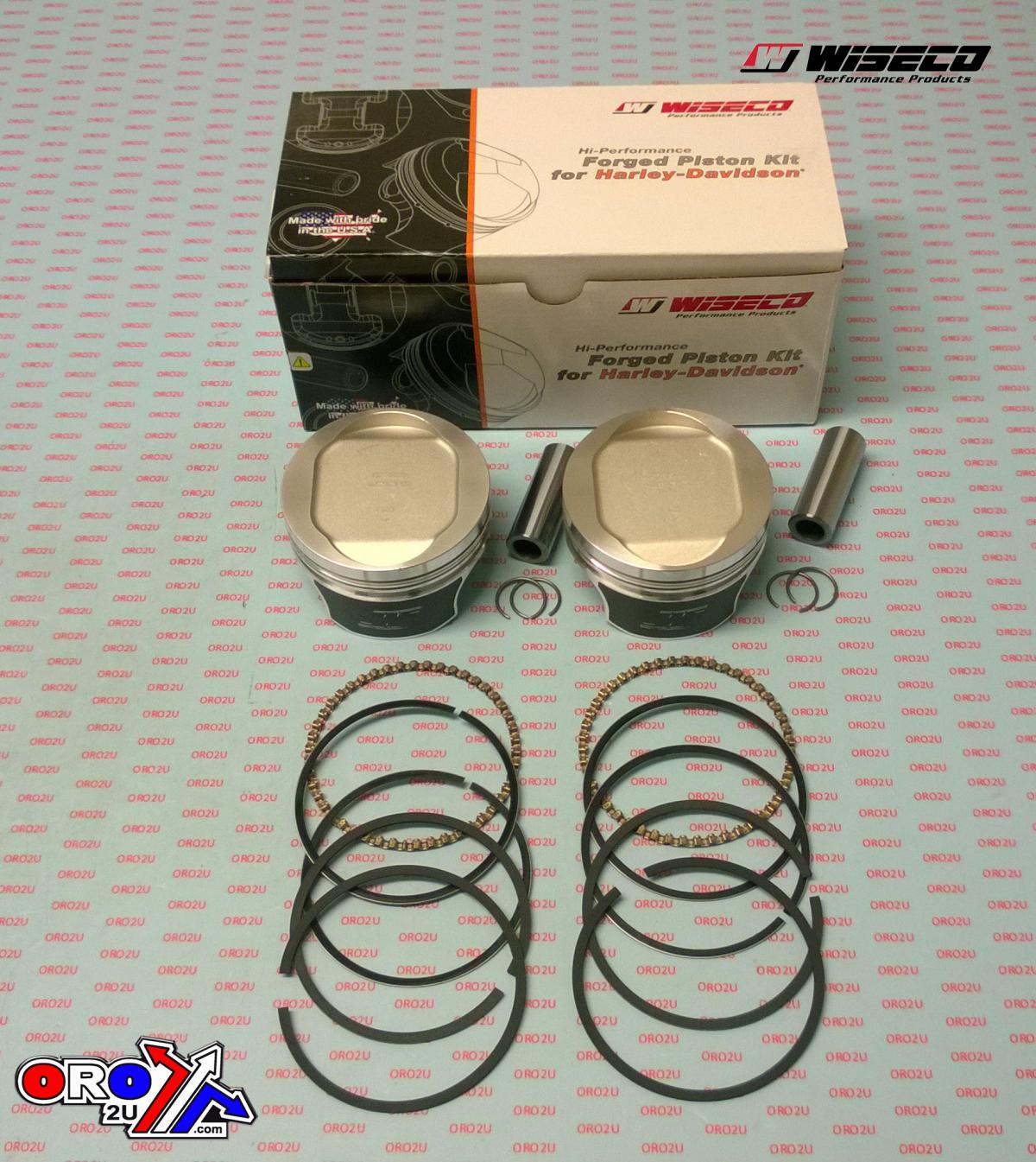 WISECO PISTON KIT P2, HARLEY DAVIDSON SPORTSTER 1200 10.:1 CR (X2)