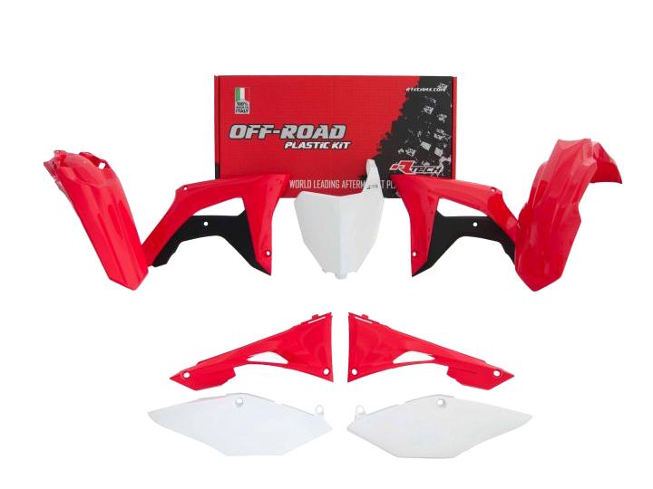 R-TECH OEM STYLE PLASTIC KIT HONDA CRF250R 2019-2021, CRF450R 2019-2020