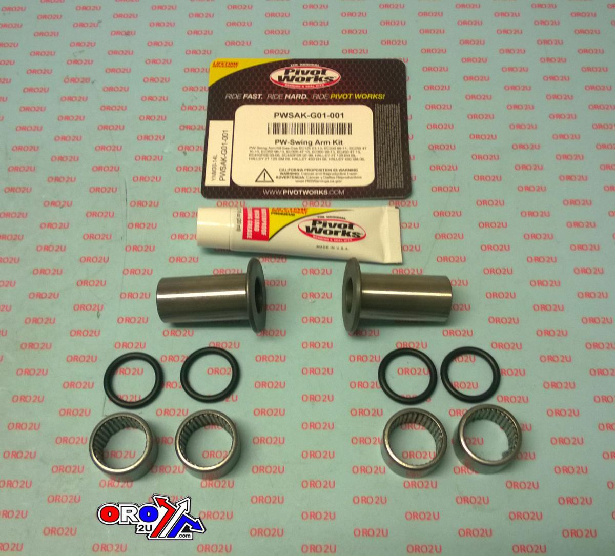 SWINGARM BEARING KIT GASGAS EC125-450 01-13, PIVOT WORKS PWSAK-G01-001