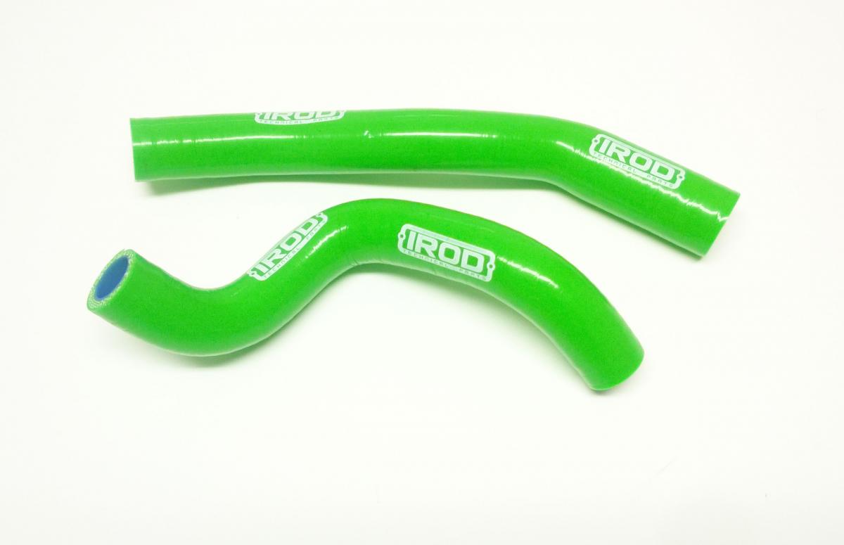 HOSE KIT KAWASAKI KFX 450 06-08, SILICONE RADIATOR GREEN, IROD 010504