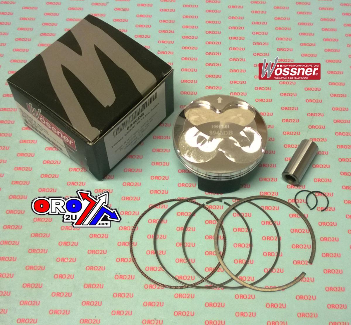 WOSSNER 77mm HC PISTON KIT B, YAMAHA WR250F 18-19, YZ250F 16-18, YZ250FX 17-19