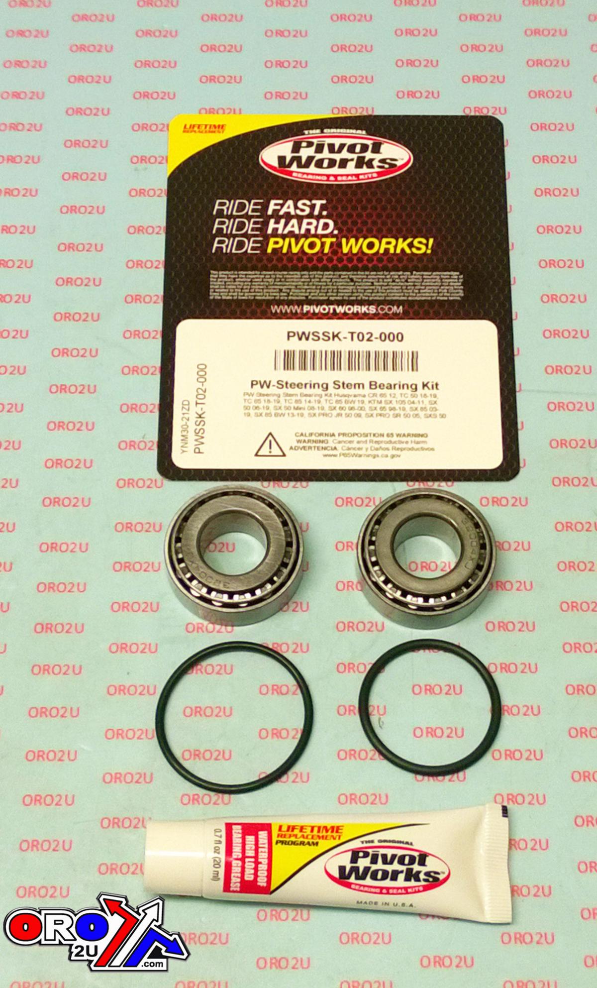 STEERING BEARING KIT HUSQ KTM PWSSK-T02-000, Husq TC65 18-20, TC85 14-20