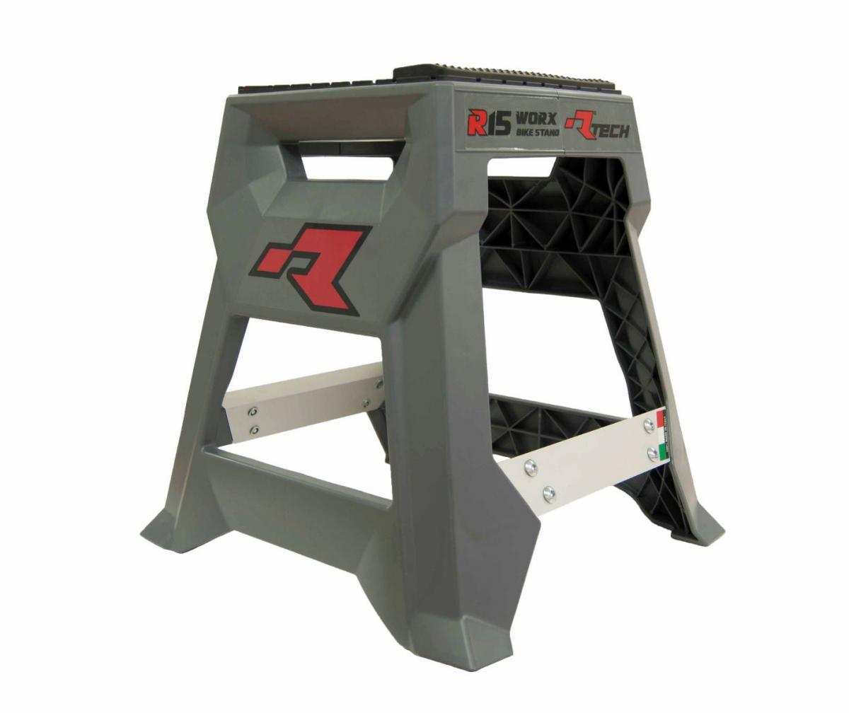 R-TECH GREY BIKE STAND WORX R15, Including tools tray