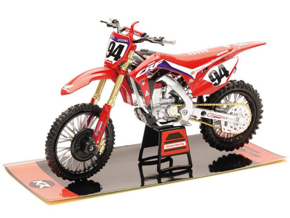 NEWRAY DIE CAST MODEL HONDA CRF450R KEN ROCZEN #94, SCALE 1:12