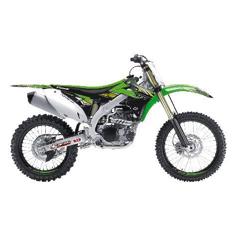 KAWASAKI KX-F450 2012-2015 KAWASAKI RACING TEAM FULL DECAL KIT, BLACKBIRD