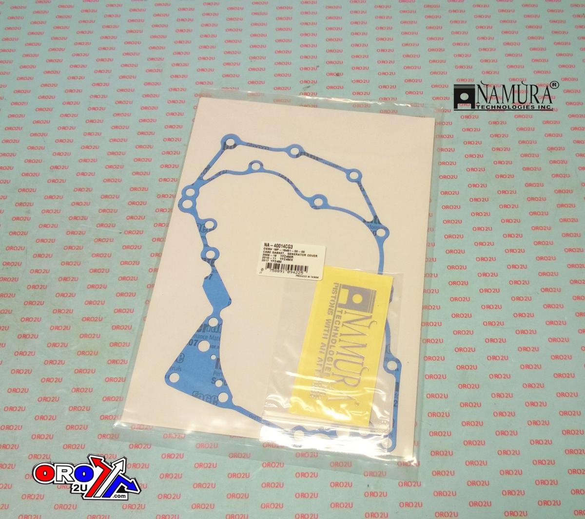 GASKET GENERATOR COVER YAMAHA YFZ450 09-23, NAMURA NA-40014CG3, 18P-15451-00