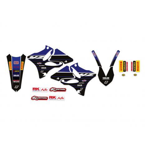 YAMAHA YZ125/250 2002-2014 DREAM 4 DECAL KIT 2020 DESIGN, BLACKBIRD