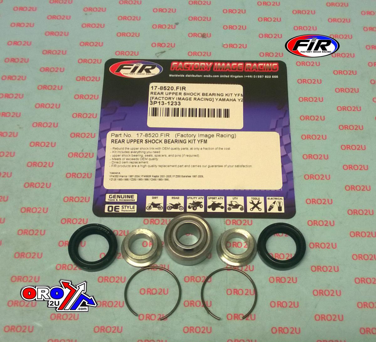 REAR UPPER SHOCK BEARING KIT YAMAHA YZ125/250 83-88, YFM660R 01-05