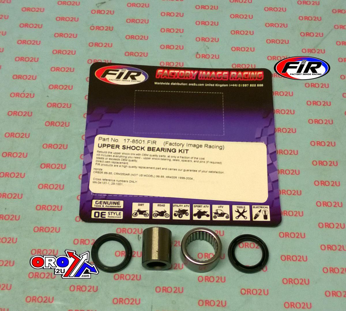 UPPER SHOCK BEARING KIT HONDA CR80 88-95, XR400 98-04