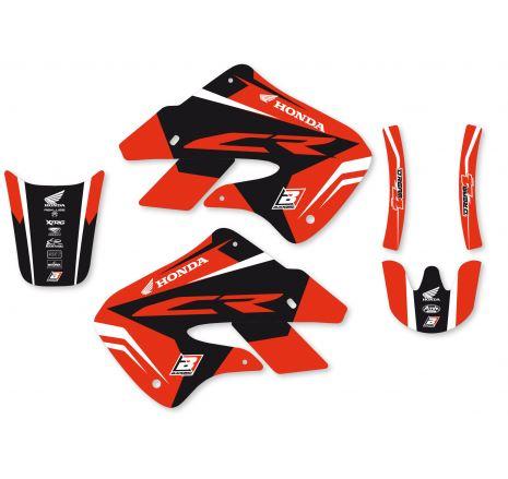 HONDA CR125 1998-1999, CR250 1997-1999 DREAM 4 DECAL KIT, BLACKBIRD