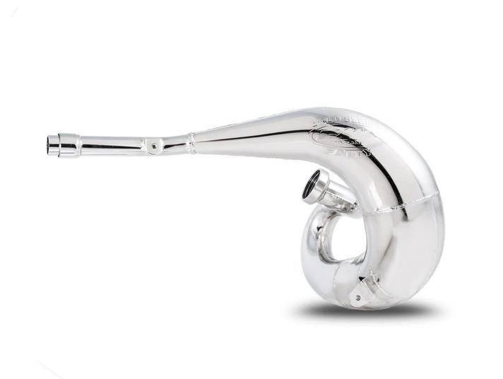 90-91 KX125 FATTY FRONT PIPE FMF 020039 EXHAUST NICKEL