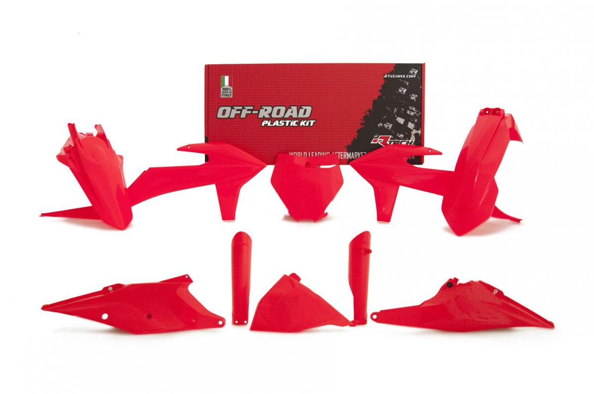 R-TECH RED PLASTIC KIT/6 KTM SX/SX-F/XC/XC-F 2019-2022