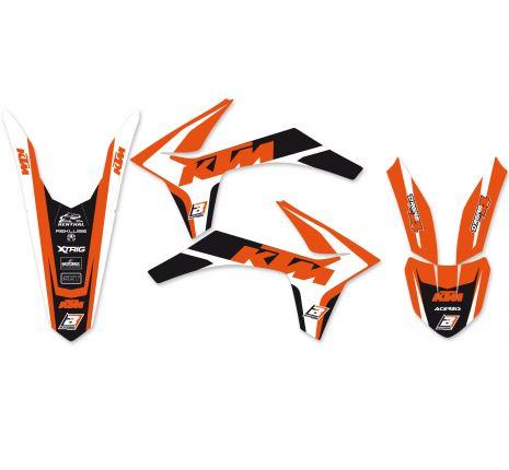 KTM SXF/SX 2011-2012, EXC 2012-2013 DREAM-4 FULL TEAM DECAL KIT, BLACKBIRD