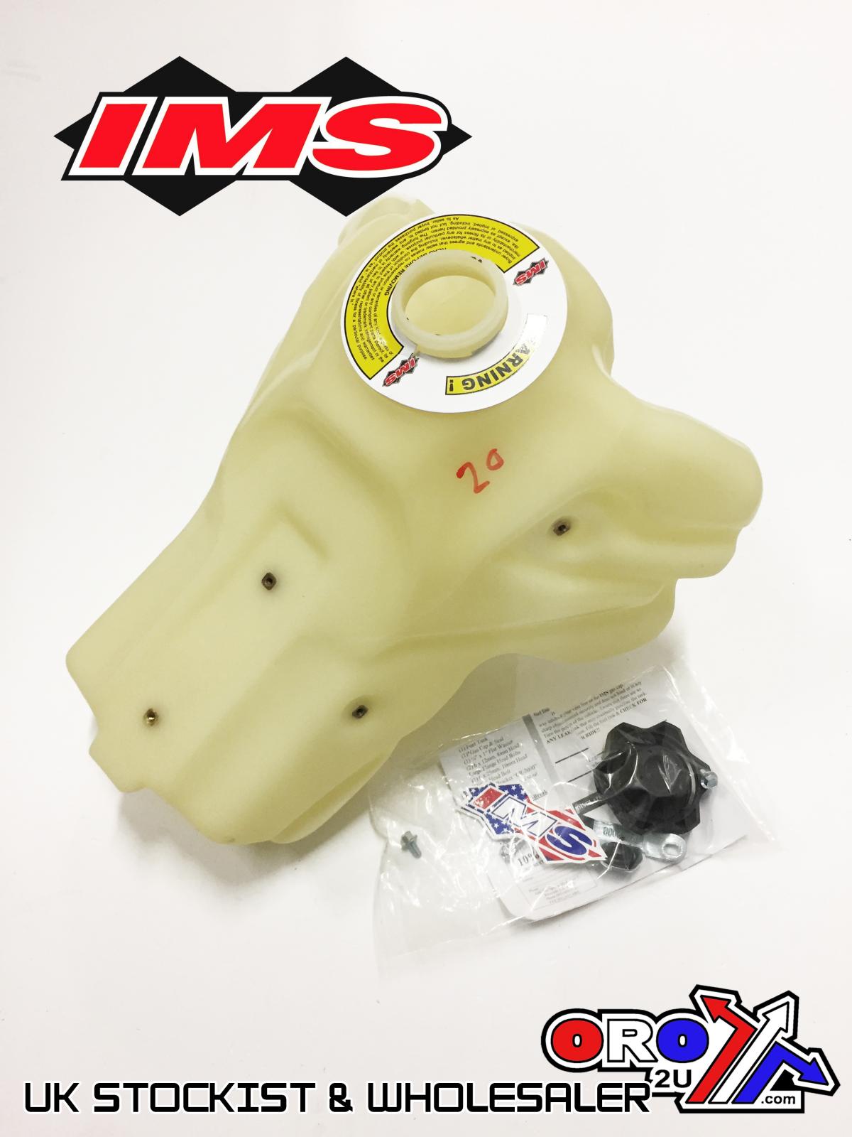 IMS Natural 3.2 gal Fuel Tank+Screw Cap Honda CRF450X 2005-2017